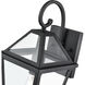 Eston 1 Light 13.75 inch Textured Black Outdoor Wall Sconce